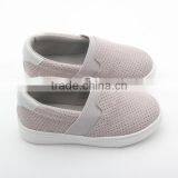 Flat Sole Kids Grey Hole Leather Baby Fashion Shoes thumbnail-3