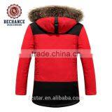 Men's Fashion Winter Long Thick Fur Hooded Down Jacket Men Wholesale Clothing thumbnail-2
