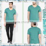 2017 Mens Basic Plain Design Short Sleeves V-Neck T Shirts thumbnail-5