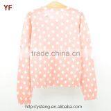 Fancy Cardigan Girl Print Kids Sweater Clothes thumbnail-2