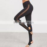 New Arrival Sexy Mesh Custom Supplex Yoga Leggings for Women thumbnail-1