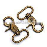 25mm 1inch Antique Brass Bronze Color Alloy Swivel Clasps Snap Key Hooks DIY Key Chain Ring HK-005 thumbnail-4