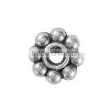 Zinc Based Alloy Spacer Beads Flower Antique Silver thumbnail-1