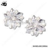 Crystal Flower Design Clips for Shoes Decorations thumbnail-1