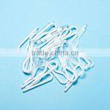 White Plastic Shirt Packing Clip thumbnail-1
