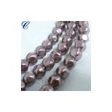 Vintage Large Baroque Glass Pearl Beads
