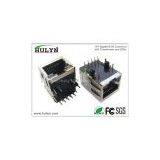 RJ45 Connector 1x1 Gigabit With Transformer and LEDs