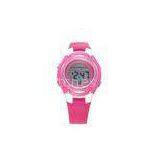Chronograph Radium Digital Movt Ladies Wrist Watch With EL Backlight For Gift thumbnail-1