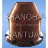 Seamless copper tail tube sheath with flange for cable end NTSCTT-TT001