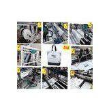 LCD Ultrasonic pp Nonwoven Cloth Handle / Carrier / Zipper Bag Manufacturing Machine