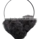 YR853 fashion real rabbit fur headwear ear muffs