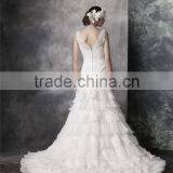 2017 New Style Luxury Beaded Sweetheart Nackline Off-shoulder Mermaid Lace Wedding Dress BS01 thumbnail-3
