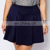 Woman Plus Size Pleated Skater Skirt thumbnail-1