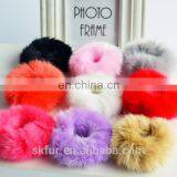 Factory Wholesale Baby Elastic Hair Rubber Ring With Fur Ball for Girls and Women thumbnail-6