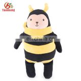New Design 35cm Soft Stuffed Aniaml Bumble Bee Plush Honey Bee Toys