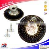 19.5 mm Chinese Manufacturers Couture Sewing Jeans Coat/metal Diamond Button