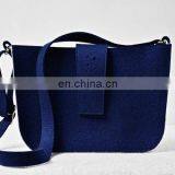 Handmade Modern Designed Felt Messenger Bag With Cotton Lining thumbnail-2