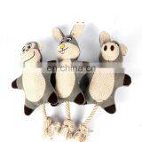 Monkey Rabbits Style Pets Accessories Flax Fabric Large Dog Pet Toys thumbnail-1