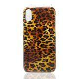 Water transfer phone cases water sticker mobile case for iphone 12 Leopard print phone cases mobile cover