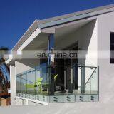 Custom Design Banister 316 Terrace Handrail Stainless Steel Glass Balustrade thumbnail-3