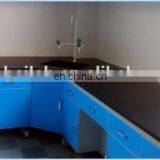 Electristic Lab Wall Bench Steel and Wood Laboratory Chemical Wall Bench C Frame thumbnail-3