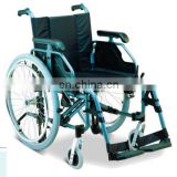 manufacturers nylon seat lightweight travel commode manual lift wheel chair aluminum wheelchair with foot rest