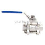 1.5 Inch 1000 Wog 3 Pieces Ball Valve Stainless Steel 316 CF8M 2 Piece Ball Valve thumbnail-4