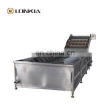 Automatic Fruit and Vegetable Washing Machine Auto Fruits Vegetables Herbs Bubble Cleaning Line Machines Cheap Price for Sale thumbnail-1