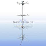 Best Sale Metal 4-tier Spinning Floor Accessories Display Rack