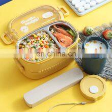 Hot Sale Wholesale Warmer Custom Logo Stainless Steel 3 Layer Bento Lunch Box Kids School thumbnail-1