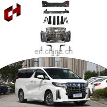 Ch Good Quality Side Stepping Front Lip Support Splitter Rods Led Turn Signal Whole Bodykit For Toyota Alphard 2018-2020