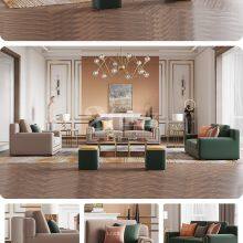 Dubai Design Sofas Modern Home United Furniture Living Room Sofa Set thumbnail-5