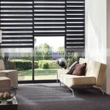 Motorized Smart Indoor Room Wifi Tubular Motor Sun Shade Waterproof Horizontal Window Blind Dual Layer Zebra Blinds thumbnail-5