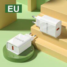 2022 Hot Selling 3A Quick Charge 3.0 USB Charger EU US Wall Mobile Phone Charger Adapter for IPhone for Huawei thumbnail-4