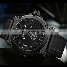 NAVIFORCE 9099 High Quality Japanese Quartz Movement Premium Watches Leather Auto Date Luminous Naviforce Watch Men Logo Watches thumbnail-4
