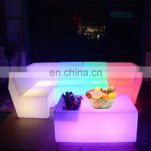 Manufacturer Price CE ROHS Passed Led Sofa Tables and Bar Chairs Used Nightclub Rgb Led Cube Furniture Sale Bar Tables thumbnail-3