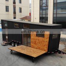 Prefabricated on Wheels Prefab Houses Mobile Detachable Container Trailer House thumbnail-1