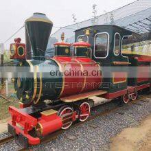 Professional Hot Sale Children Vintage Track Ride Mini Steam Track Train for Tourists for Sale thumbnail-3