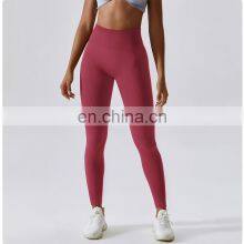 High Quality Scrunch Booty High Waist Peach Hip Yoga Gym Leggings Women Workout Fitness Sports Active Pants Clothing For Women thumbnail-5