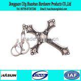 Factory Direct Sale Fancy Rhinestone Keychain With Cross Shape thumbnail-3
