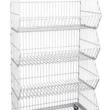 Metal Storage Wire Mesh Roll Plastic Pallet Nesting Container thumbnail-4