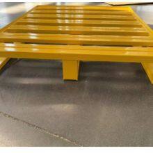 Removable Workshop Turnover Steel Post Storage Cage Metal Pallet Stackable Foldable Stillage thumbnail-5