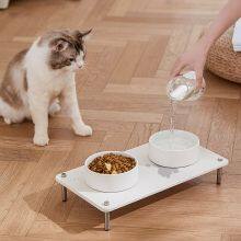 Elevated Pet Food Feeding Mat Water Absorbing Diatomite Stone Drying Rack thumbnail-4