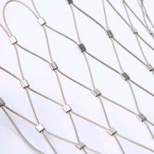 Custom Size Stainless Steel Wire Rope Fence Mesh for Architectural Decoration thumbnail-1