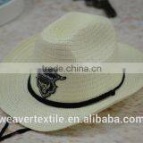 Promotion for Summer Sunshade Protection Straw Hat Wholesale Customized Cowboy Hat Unisex thumbnail-3
