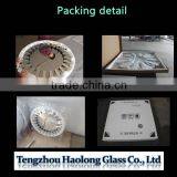 European Elegant Bathroom Mirrored Furniture, Large Oval Bathroom Mirror in Silver Design thumbnail-4