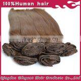 Best Selling China 2015 Big Sale 220g Cheap Virgin Remy Brazilian Double Drawn Clip-in Extensions