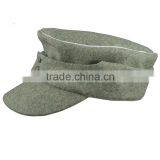 WWII German Officer Panzer Wool Field Military Cap Hat thumbnail-4