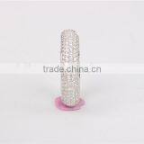 Chinese Jewellery s 925 Silver CZ Sex Hoop Ring Type Earring Factory Wholesale thumbnail-3