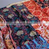 Wholesale New Lady Fashion Patch Printed Cotton Scarf With Tassel thumbnail-5